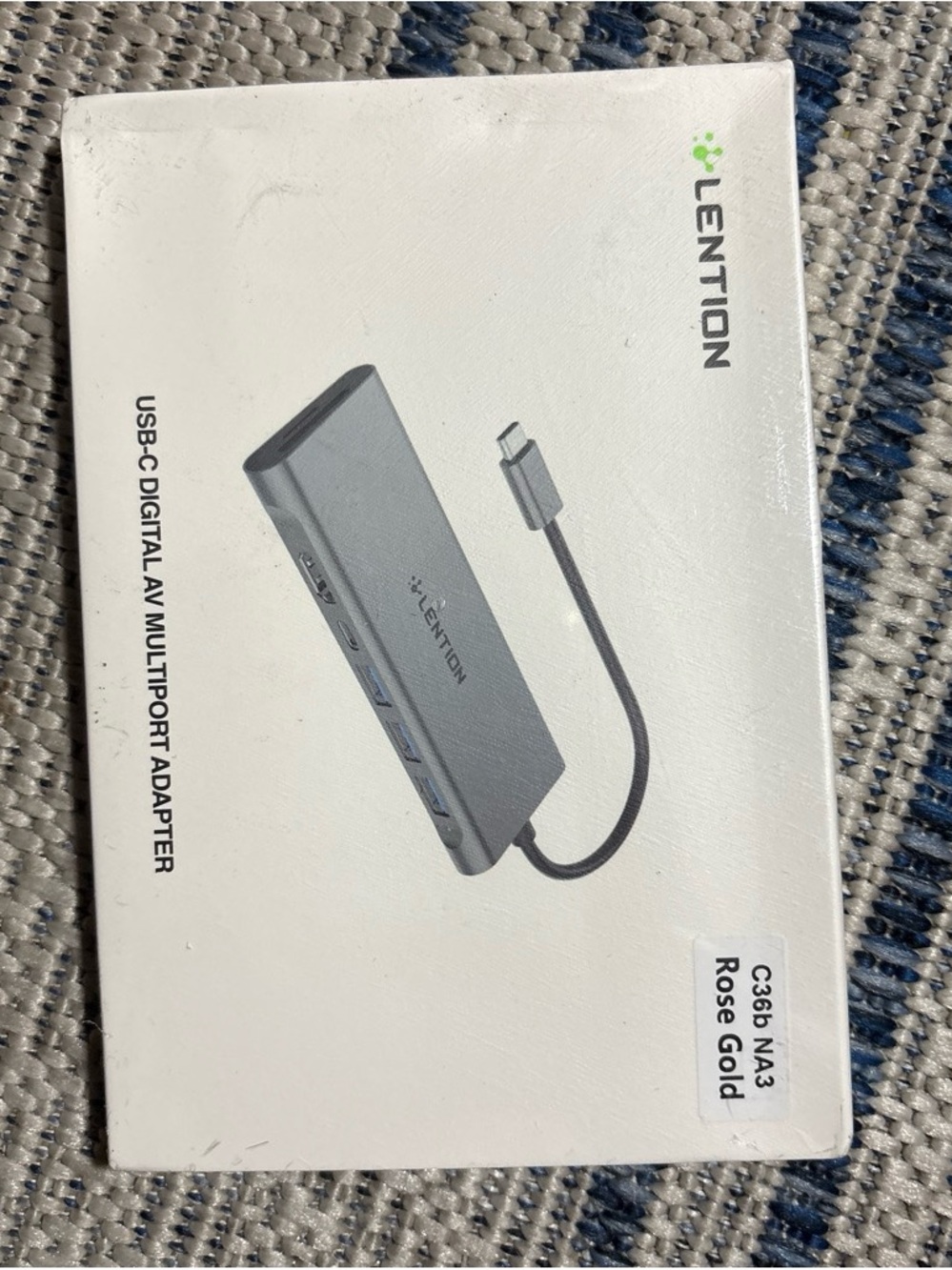 Rose Gold USB-C Multiport Adapter - 6-in-1 Laptop Hub